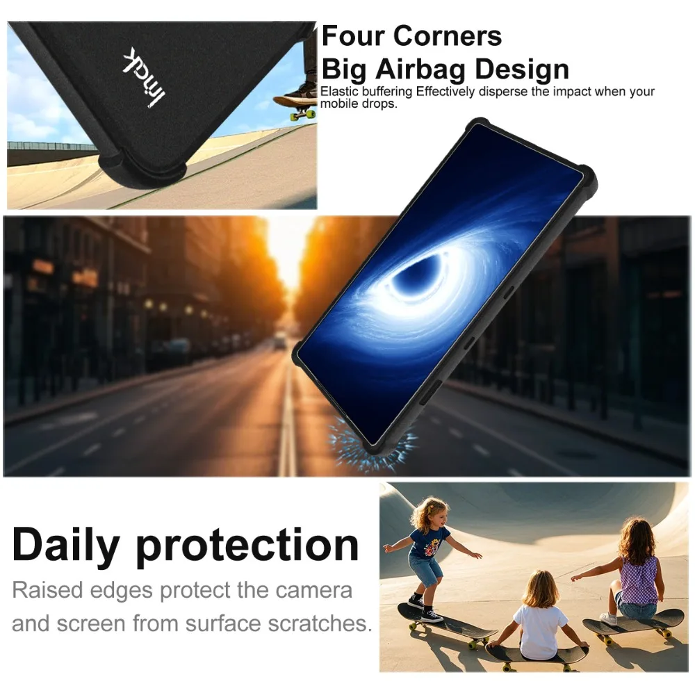 Shockproof Air Bag Armor Bumper Case with Camera Lens Protection