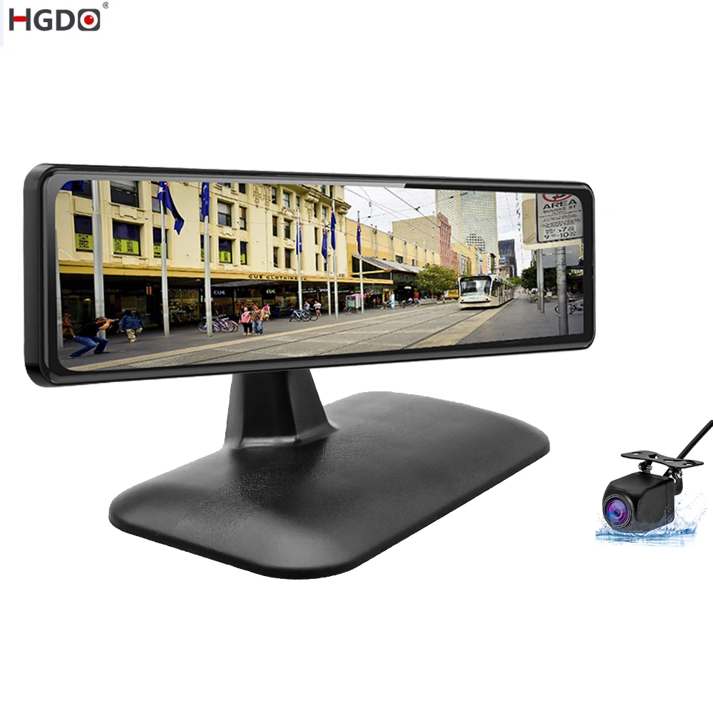 10" Dashboard Video Recorder Auto Rear View Mirror Dash Cam Touch Screen FHD 1080P DVRs 24H Parking Monitor Night Vision car dash cam