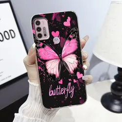 Cartoon Marble Floral Soft Silicone Protective Phone Case Cover for Lenovo K13 Note (TM2726)