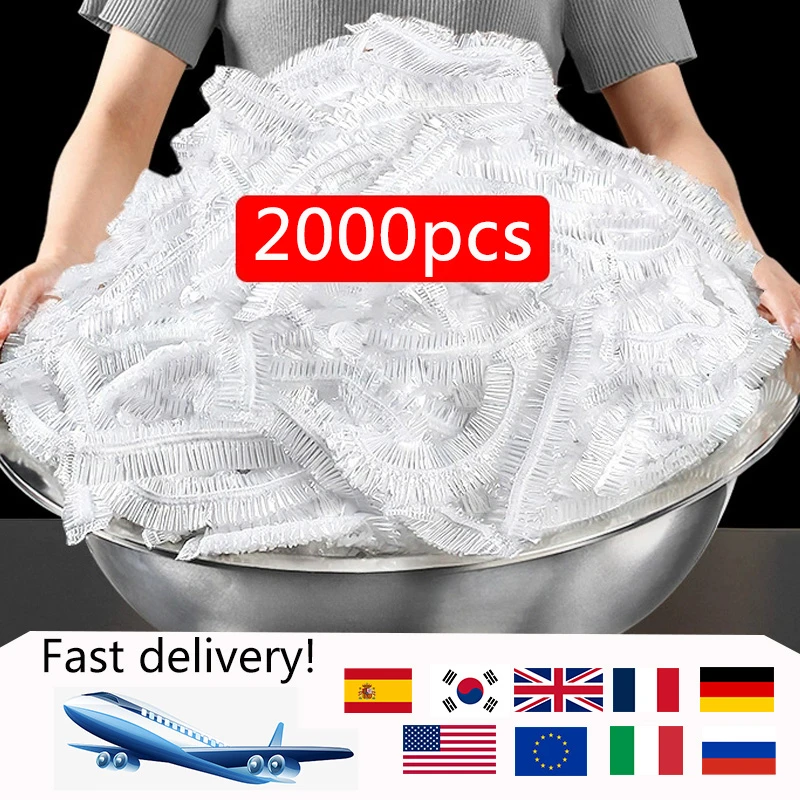 Disposable Food Cover Elastic Plastic Wrap Fruit Food Cover Plastic