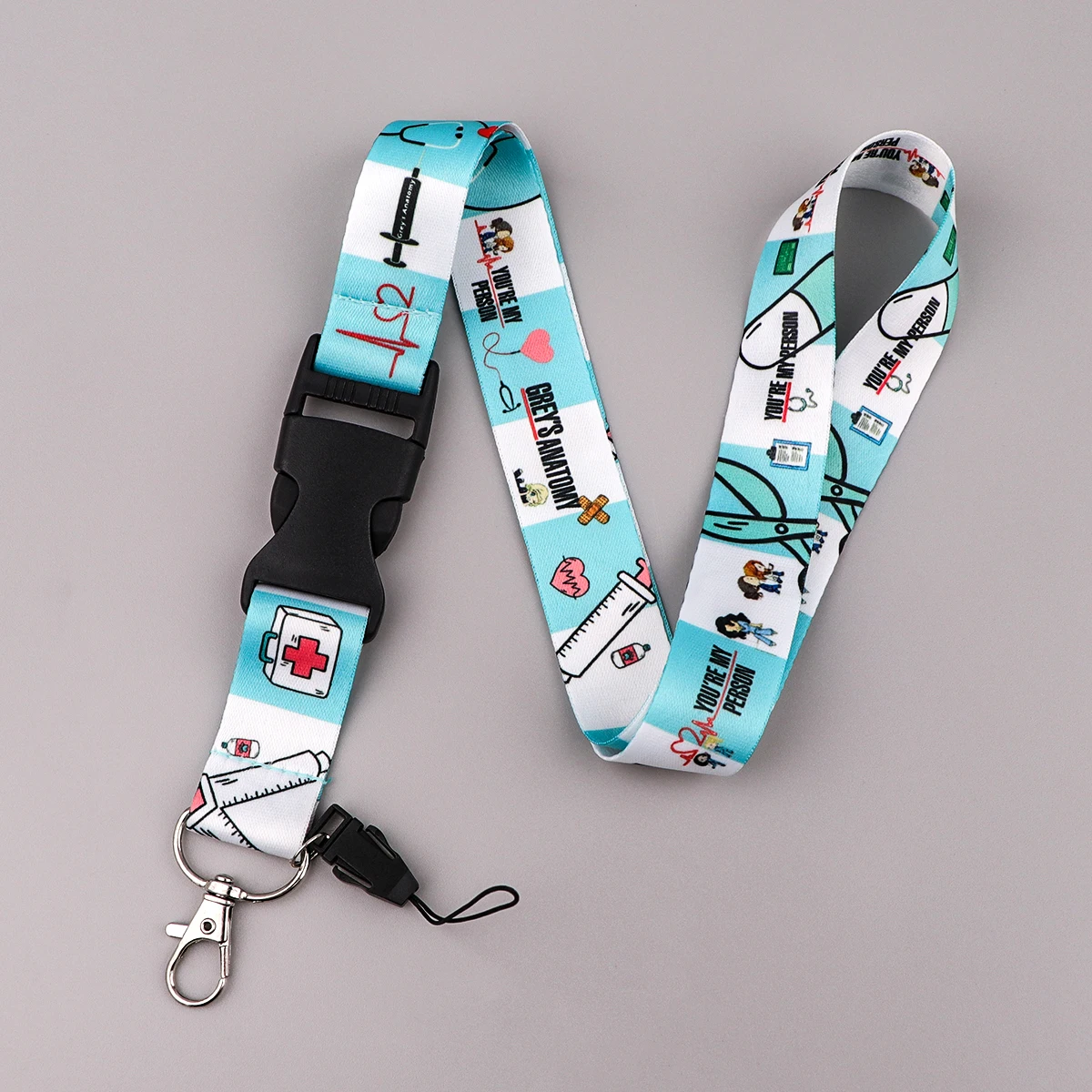 Medical Professional Badge & Key Lanyard with ID Holder