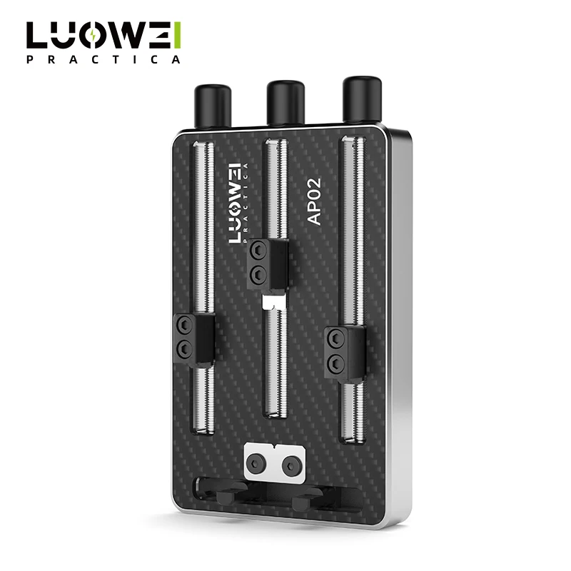 LUOWEI LW-AP02 3 축 탄소 섬유 마더보드 고정장치, 휴대폰 메인보드용 칩 수리 고정 도구