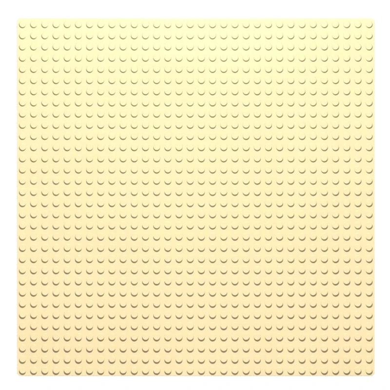 빌딩 블록 써드 파티 부품, 3811 베이스 플레이트 호환, 32x32 도트, 25.6x25.6cm, 2 개