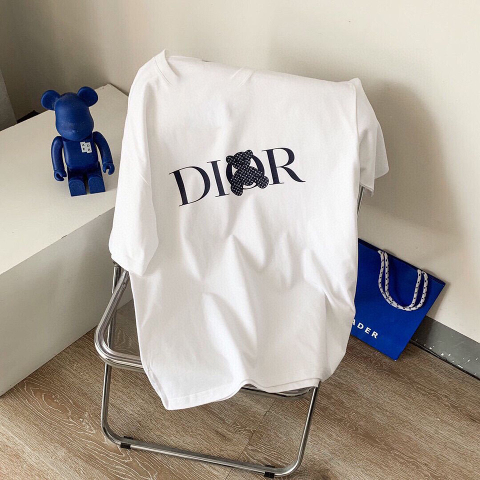 Men's and Women's Short-sleeved T-shirts, Cotton, Luxurious, High-quality, Printed, Brand, Summer