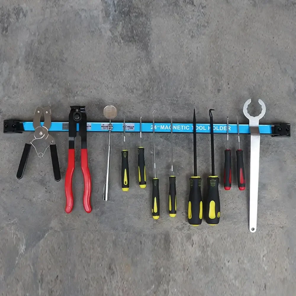 

Tool Holder Heavy-duty Magnet Tool Bar Strip Rack Magnetic Space-Saving & Strong Metal Organizer Storage Rack For Knife Wrench