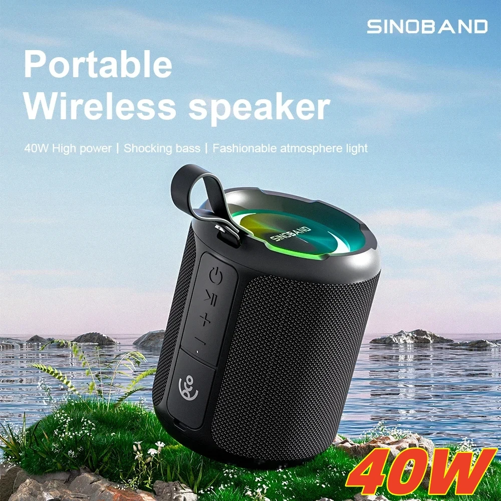 

XDOBO 40W high-power Bluetooth speaker outdoor audience riding subwoofer desktop waterproof small sound system caixa de som