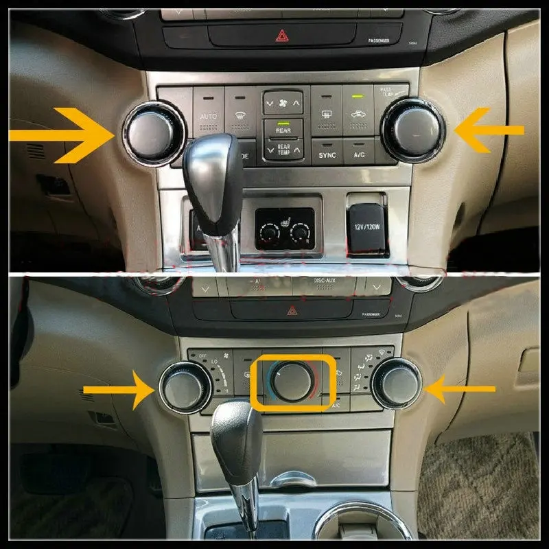Applicare Al 2009-2014 Interruttore Manopola Aria Condizionata Highlander Manopola Direzione Vento Pannello Di Controllo Manopola Aria Condizionata Hi
