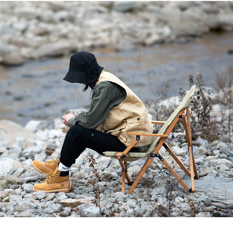 Folding camping chair, lightweight backpack chair with storage bag, suitable for hiking, gardening, beach nordic chair sillas