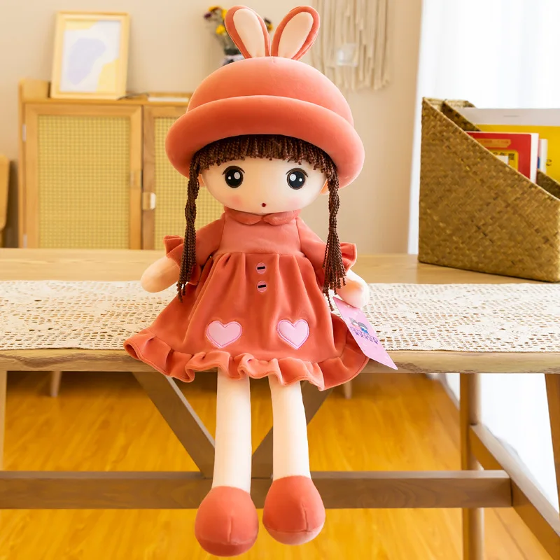 thumbnail image 1 of Kawaii Plush Rabbit Ears Sweetheart Doll Rag Doll Toy Cute Delicate Plush Home Decor Filled Pp Cotton Doll Girls Bihristmas Gift, 1 of 5