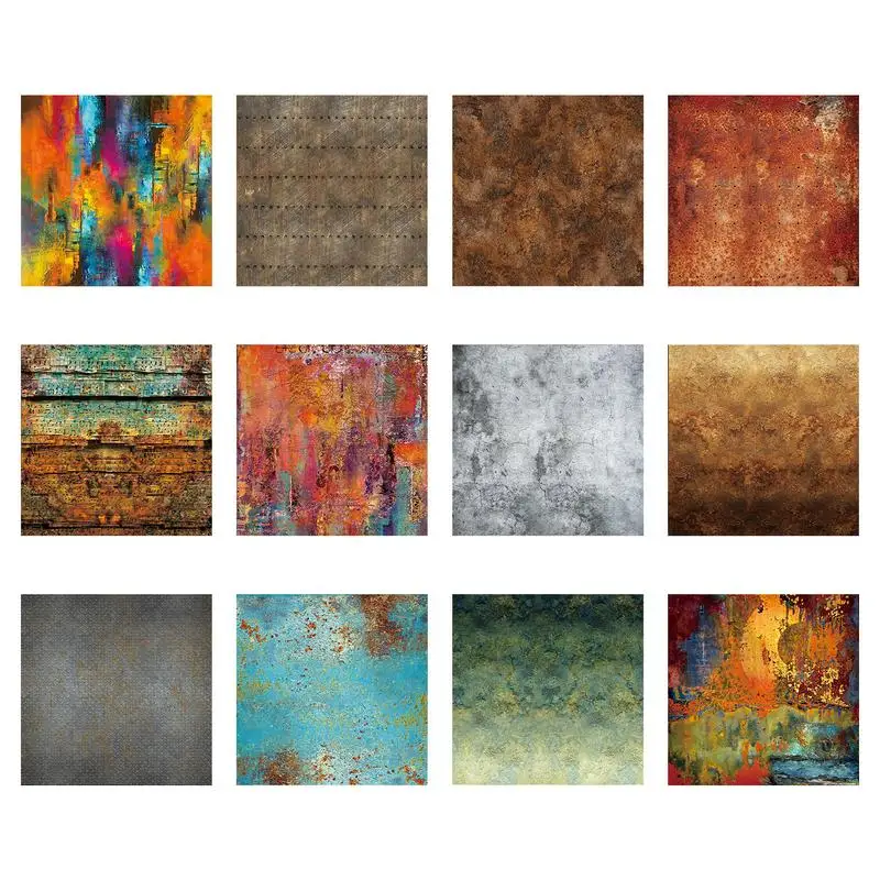 

24 шт./набор, декоративные бумажные фоны для скрапбукинга