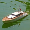 RC Boat Yacht Bibo Knight Model High-simulation Power Yacht Wooden Assembly Kit Can Be Launched Into The Water 1