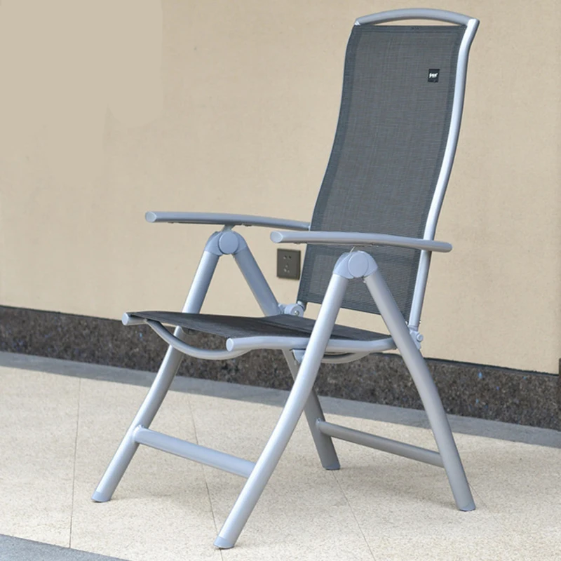 Nordic Folding Beach Chair Recliner Outdoors Portable Office Balcony Beach Chair Home Tourist Aluminum Furniture Chaise FYBC