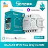 SONOFF DUAL R3 2 Gang Dual Relay Module DIY MINI Smart Switch Power Metering Smart Home via eWeLink Alexa Google Yandex Alice 1