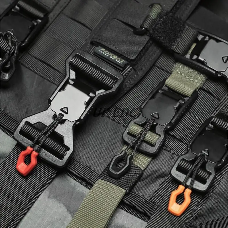 FOXBAT Teardrop Pull Tail Cord Modified Zip Magnetic Clip Cord Functional Tactical Shoulder Bag Rucksack Cord