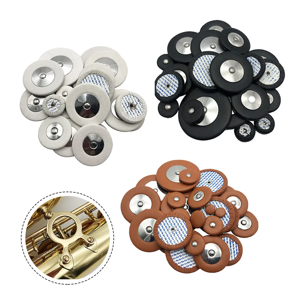 

Профессиональные Кожаные накладки для саксофона, тенор, Сменные аксессуары для саксофона, 25 шт.