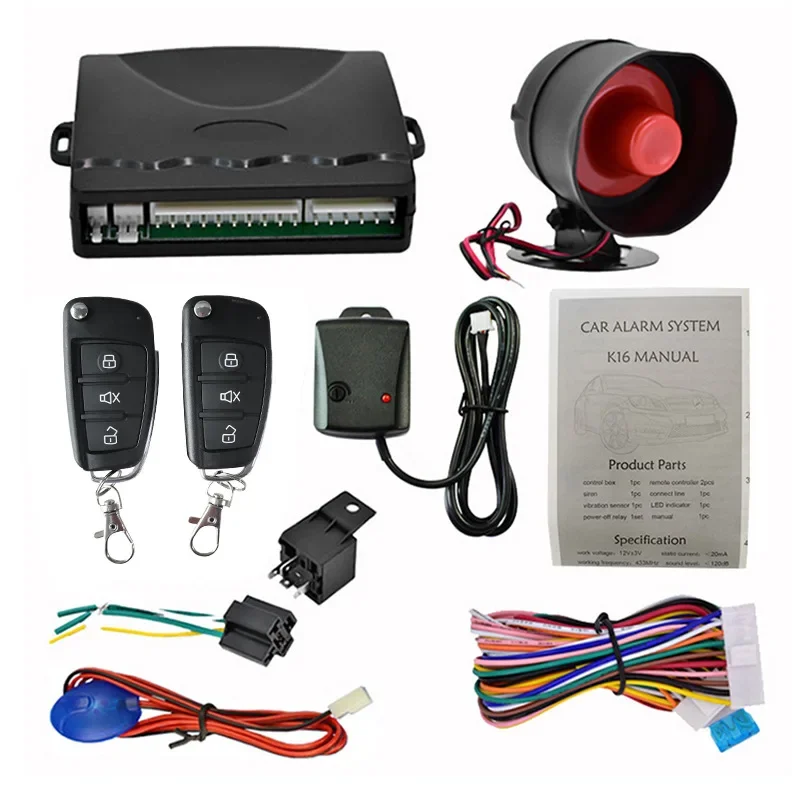 Auto Supplies Car Anti-theft Device Remote Control Central Control Lock Vibration Alarm