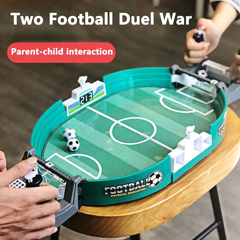Mini futebol de mesa, jogo de futebol de mesa com 2 bolas de futebol, jogo  de futebol interativo de festa de 2 jogadores, presente para crianças,  adultos, promover amizade e relacionamento pai-filho