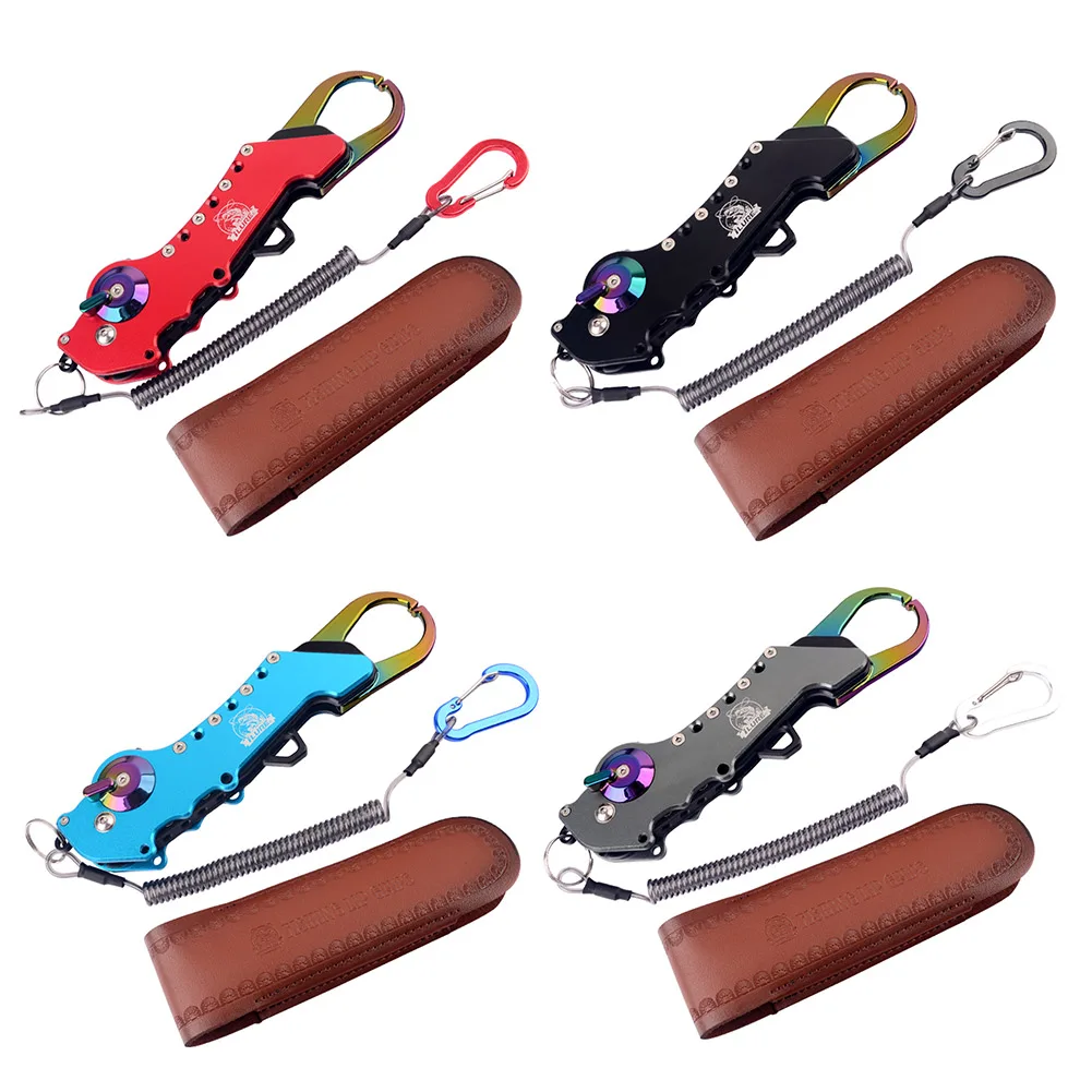 Portable Fish Grip Grabber Keeper Folding Lip Holder Pliers Multifunctional  Fishing Line Cutter Clamp Tackle Hook Remover