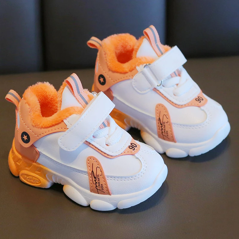 Cotton Shoe for Girl Casual Sneaker for Boy Kid Plush Thickened Toddler Boy Shoe Winter Ankle Boot Girl Zapato Ni&ntilde;a Ботинки