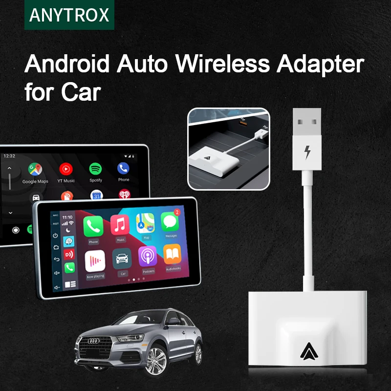 Android Auto Wireless Adapter/Dongle Android Wired to Wireless Adapter Converter for OEM Factory Wireless Car Adapter