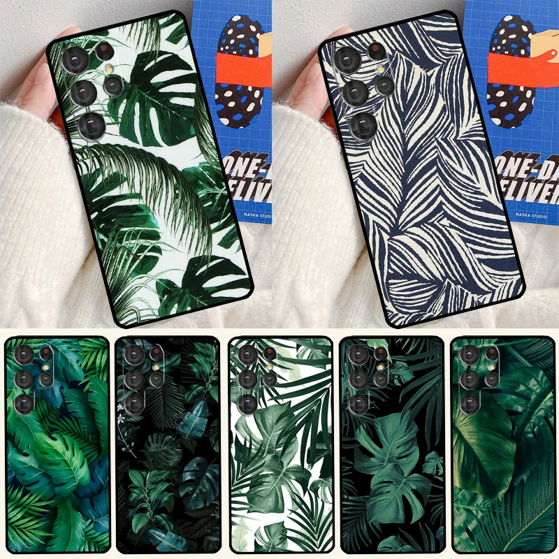 Tropical Green Plant Leaf Phone Case