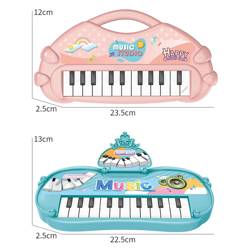 Electronic Piano Toys 13 Key Portable Music Piano Toy Electronic Musical Instrument Toys Multifunctional Kids Music Learning Toy 6