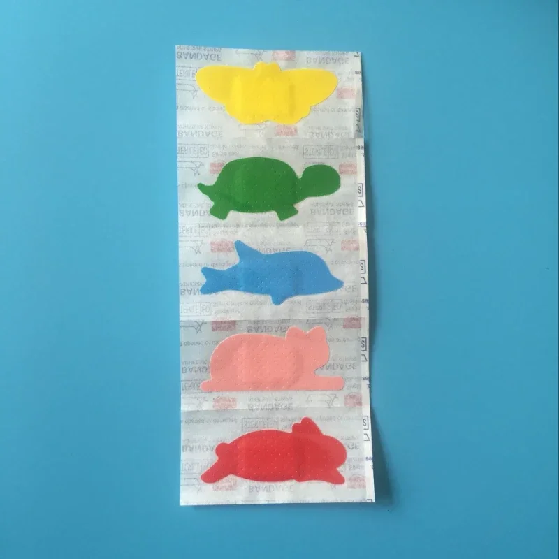 30pcs/lot Baby Bandages Cartoon Animal Shaped Children Bandaid Waterproof Elastic Kid Small Wound Patch Bandage Plaster
