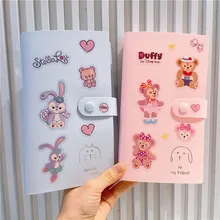 

240 Capacity Cards Holder Albums with Cartoon Stickers for Blind Box Doll Business Card Album Book Photo Collect Sleeve Holders