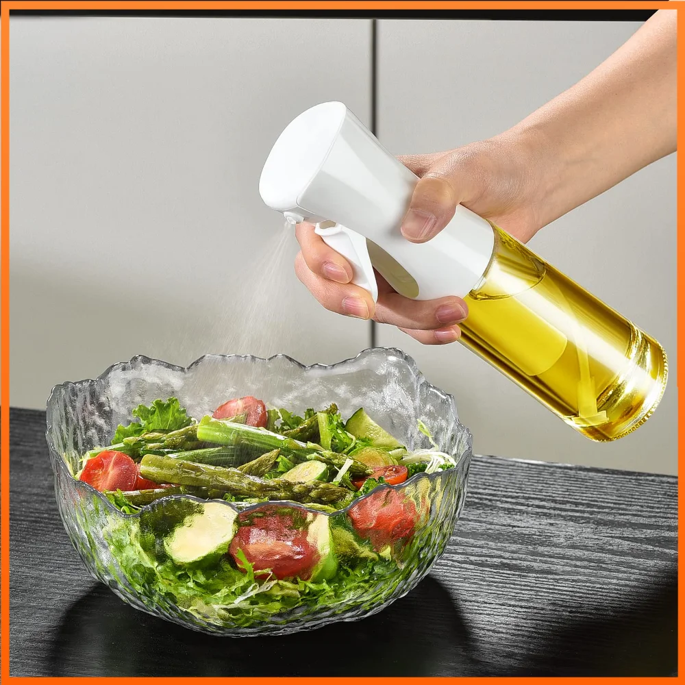 Pulverizador de aceite para cocinar, pulverizador de aceite de oliva,  botella pulverizadora de aceite de oliva, accesorios de cocina para freidora,  rociador de aceite de canola, ampliamente utilizado para hacer ensaladas,  freír