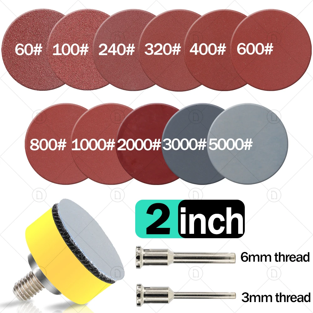 30PCS Sand Paper Sanding Discs 60-5000 Grits Round Flocking Sandpaper Sanding Grinder Polishing Automotive Wood Orbital Sander sanding discs sandpaper set polish sand paper sandpaper tools mini sandpaper kit sander pads