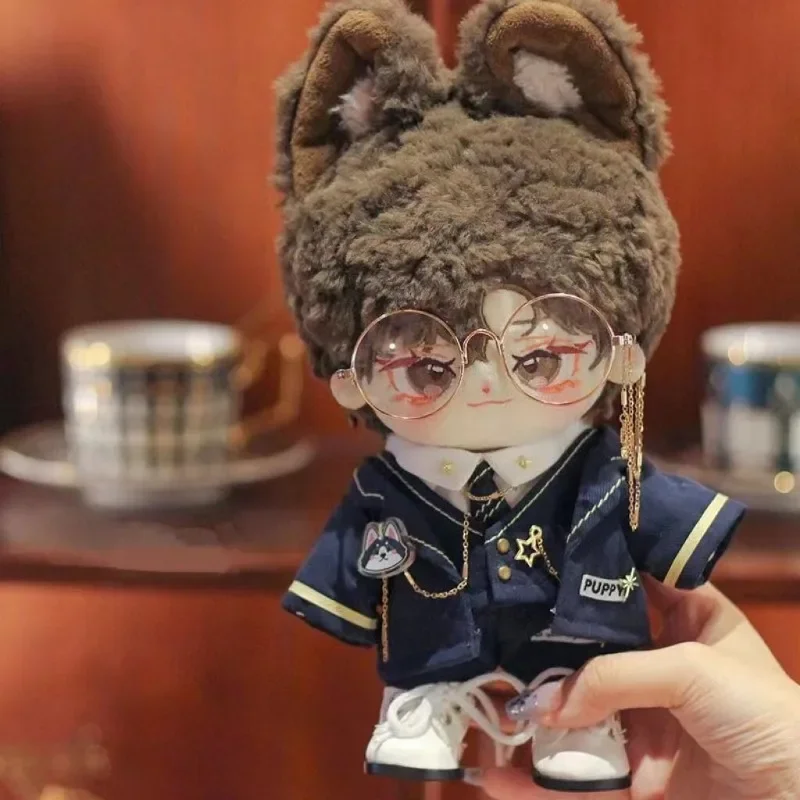 Original Starry Sea Series Costume Uniform 20cm Plush Stuffed Doll Puppy Suit Clothes Elegant Handsome Outfit Cosplay Xmas Gift 2