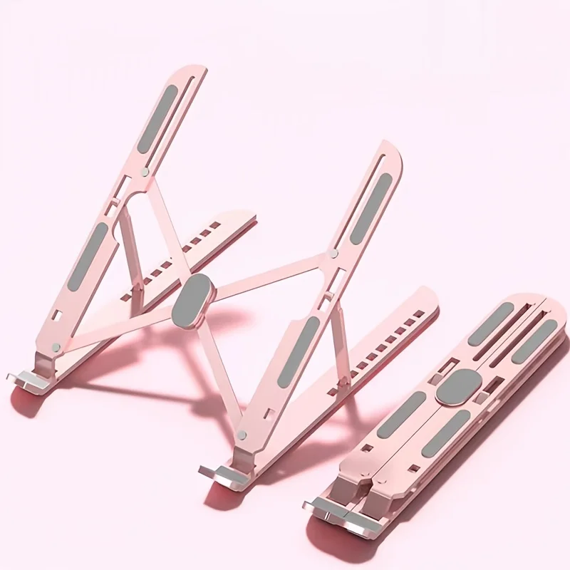 조정 가능한 알루미늄 노트북 컴퓨터 프레임, 접이식 휴대용 컴퓨터 프레임, 안정적이고 내구성이 뛰어남