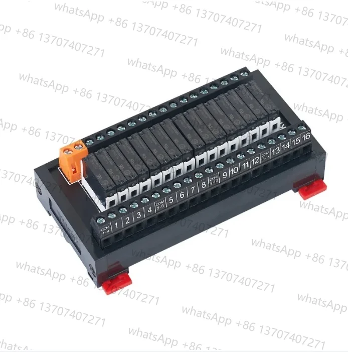 SK Series Relay Module Control Board PLC Amplifier DIN Rail Pluggable ...