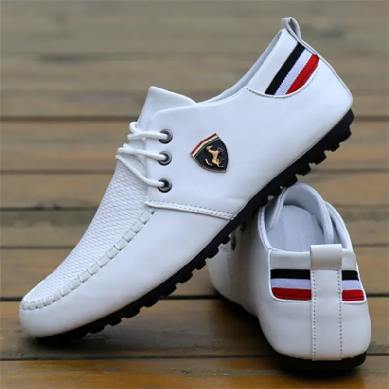 Spring Leather Shoes for Men Casual Loafers Moccasins Driving Footwear leather shoes