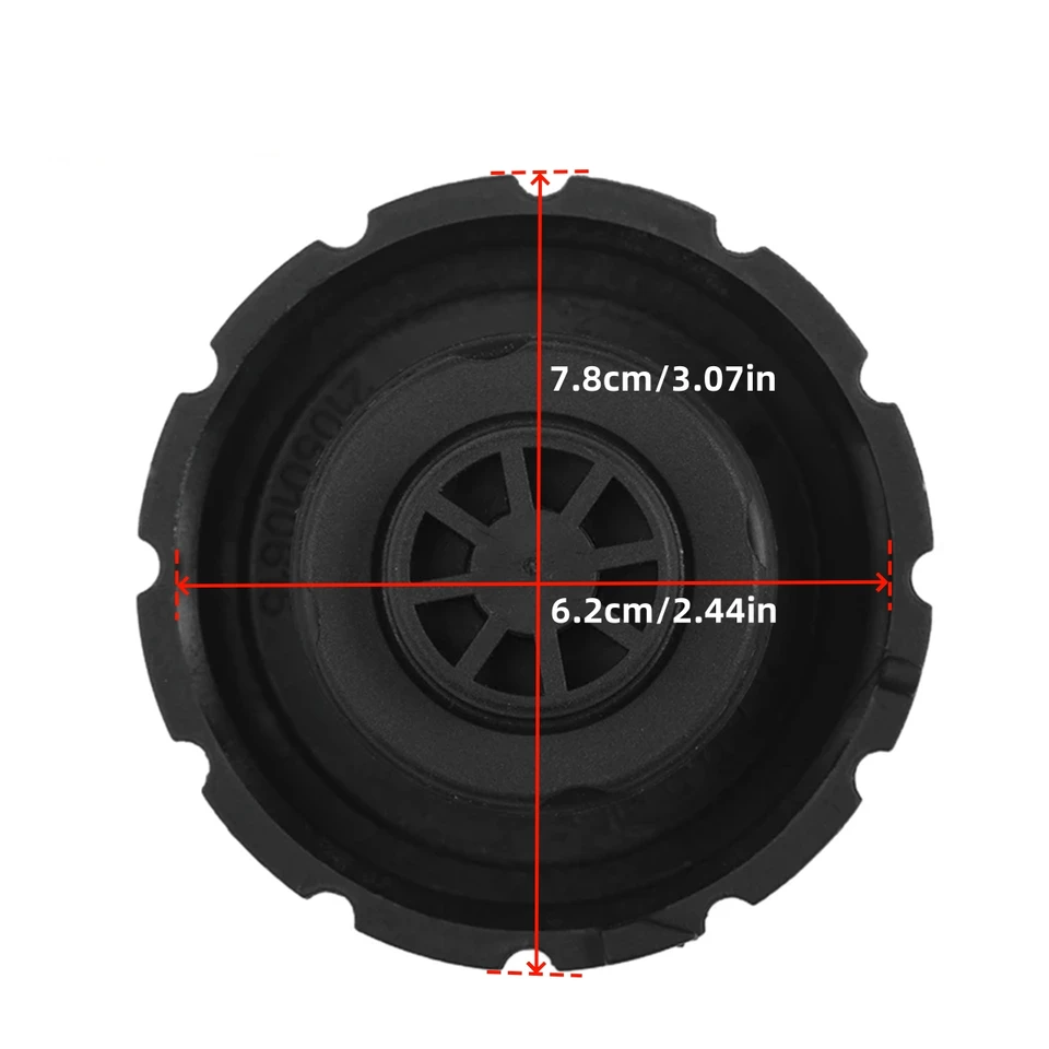 2-Pack Radiator Coolant Cap Replacement For Mercedes-Benz – Fits W140, W203, W204, C-Class, E-Class, ML, SLK (Part #2105010615) 2 thumbnail image