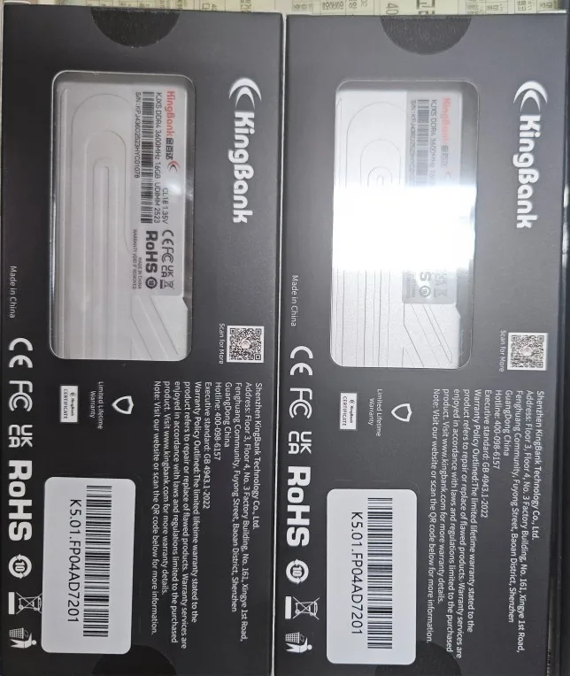 KingBank Memory DDR4 8GB 16GB 32GB 3600MHZ 4000MHZ XMP 8GBx2 16GBx2 32GB ram UDIMM Desktop Internal Memory Dual-channel for PC photo review