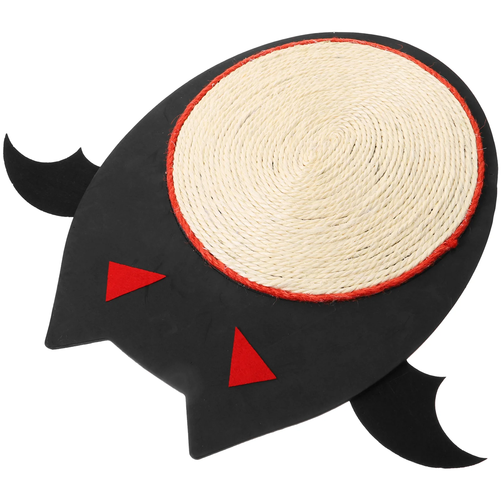 

Halloween Cat Scratch Mat Bats Shaped Cat Scratch Pad Natural Sisal Hemps Scratch Mat Cat Floor Scratching Rug Cats Kittens Pet