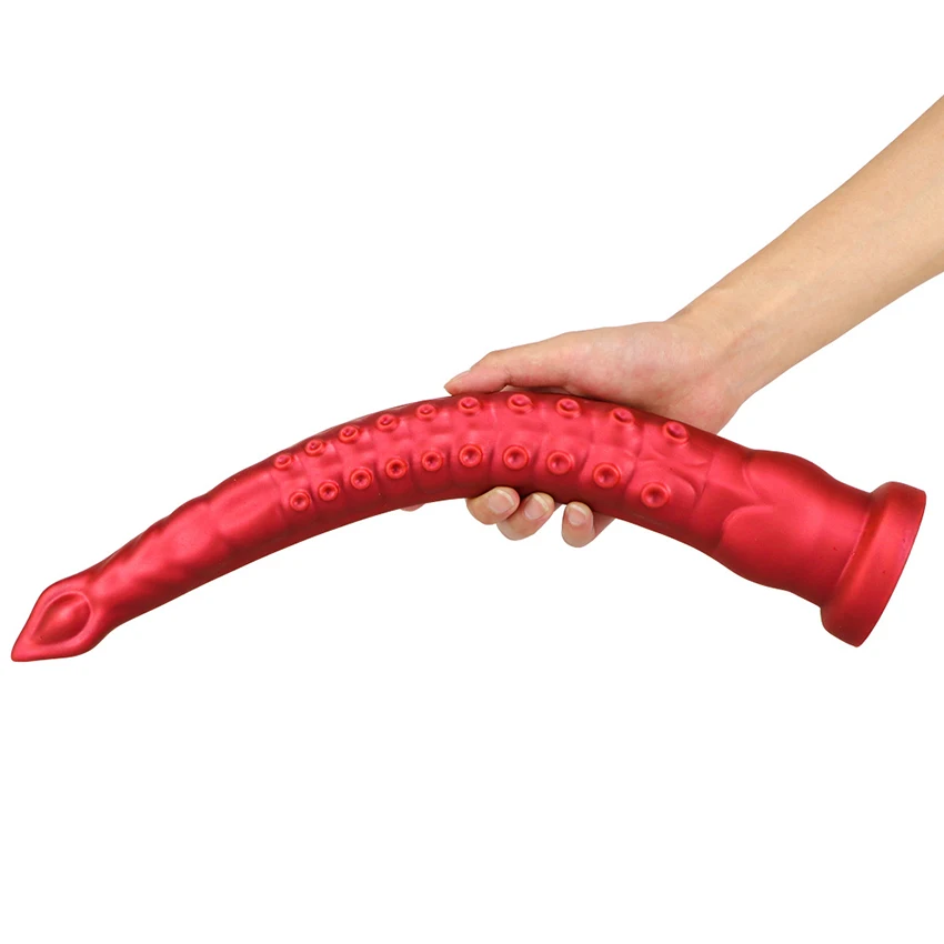 Octopus Tentacle Silicone Anal Dildo For Men And Women_voghion.com