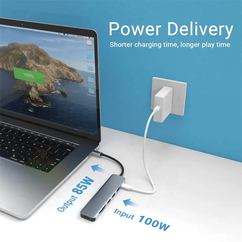 Docking Station Samsung Dex Multiport Adapter USB C Hub Docking