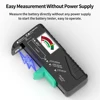 MASTFUYI Handheld Battery Tester Universal Battery 1.5V 9V AA AAA Coin Cell Battery Diagnostic Tool Battery health visualization 6