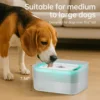 8L Large Capacity Smart Dog Water Fountain Pet Automatic Water Feeder Cat Dog Water Fountain with Window Silent (No 5V 1A Plug） 6