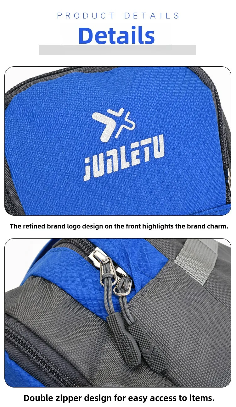 Sac banane pour homme et femme, sac banane de sport imperméable, sac ceinture pour voyage, randonnée, course à pied_voghion.com