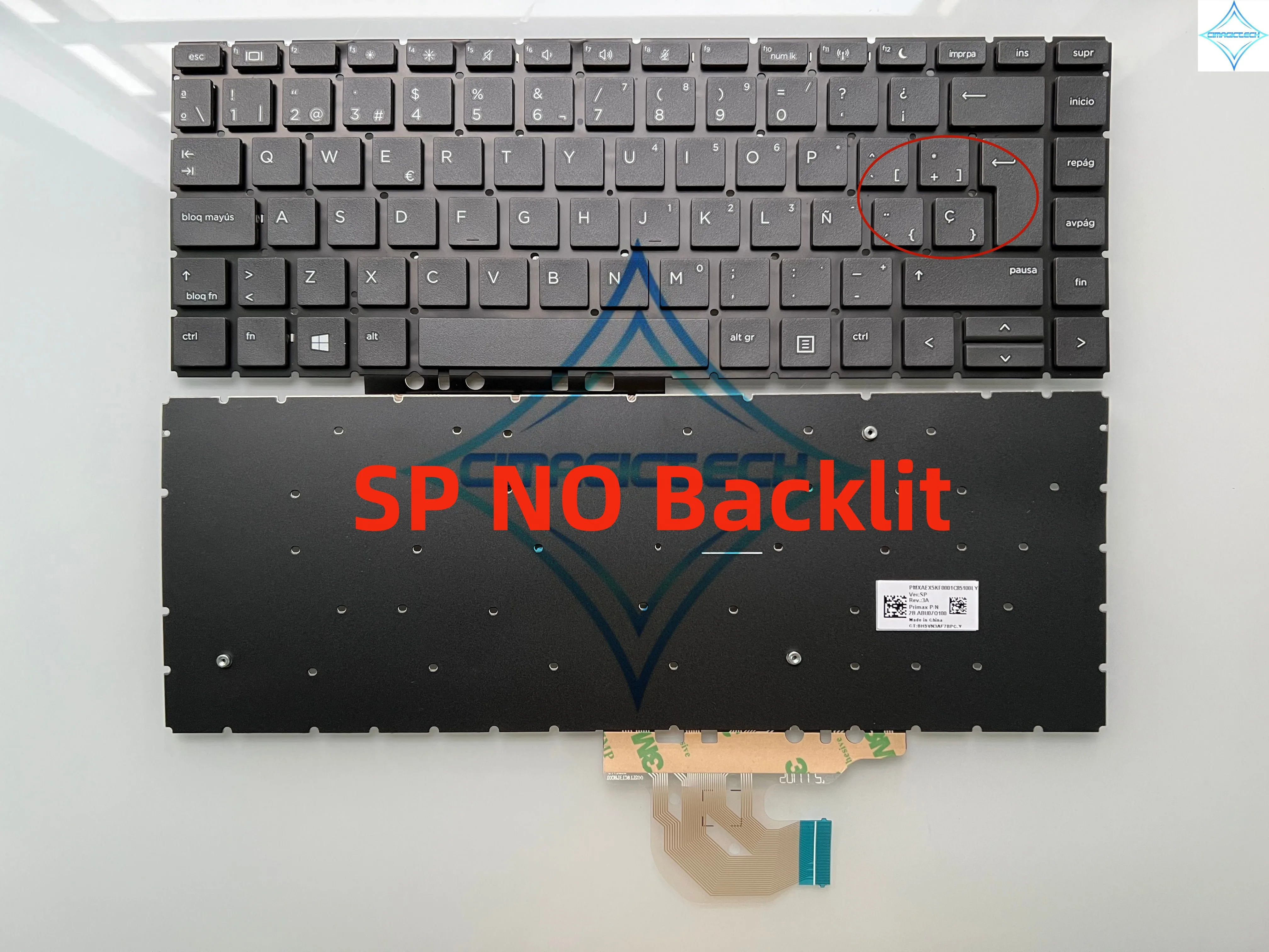Nuovo SP LA FR US AR Arabo BR Brasile Spagnolo Latino Retroilluminato Per HP Probook 440 G6 445 G6 440 G7 445 G7 L38138-DD1 Tastiera Del Computer Portatile - Foto 5