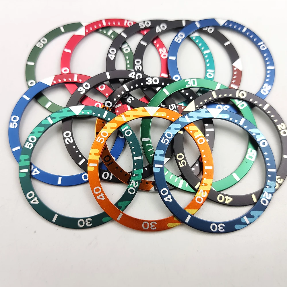 

New 39MM Watch Bezel Suitable for The Aluminum Ring of Abalone Case Outer Ring Watch Parts Replacement Men Watch Accessory