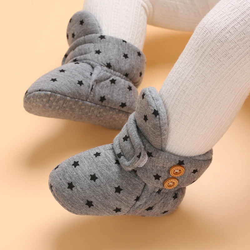 0-18M Boots For Newborn Baby Girl Snow Boots Winter Thermal Shoes Plush Ankle Boots Winter Baby Boys And Girls Thermal Shoes Sc87caf5671a044fe8e23f30975854392b