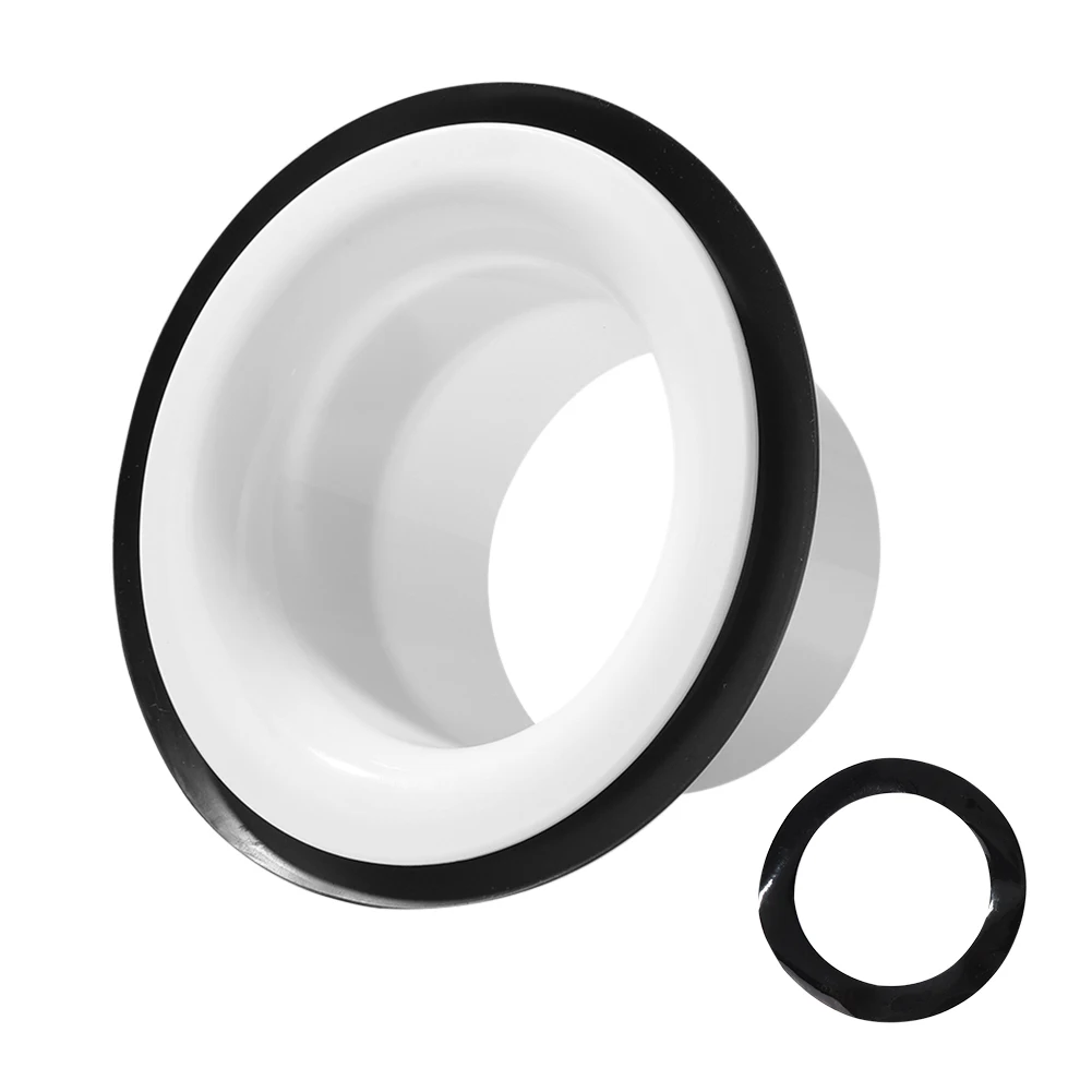 Drum Bottom Microphone Loudspeaker with Ring Sticker Bass Hole Protection Musical Percussion Instrument Spare Parts