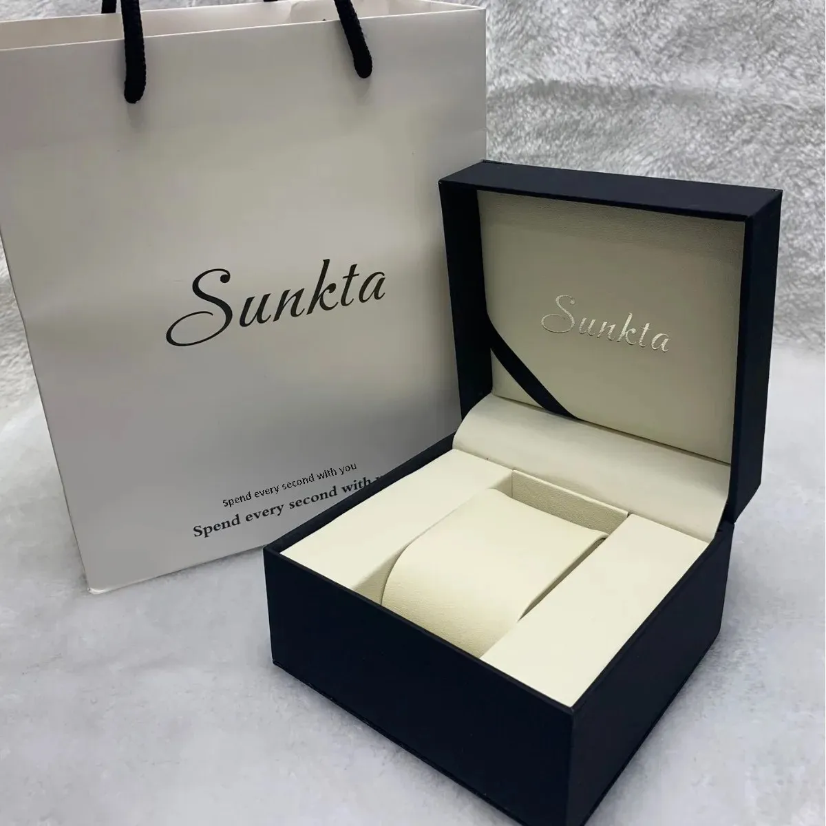 Lige Watch Storage Box For Men Women Stylish Watch Packaging Warranty Card Holder