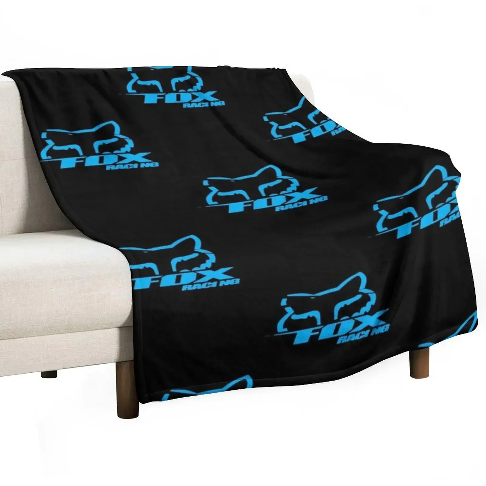 

blue of racing face Throw Blanket Flannel Fluffy Shaggy Blankets For Baby Moving Blankets