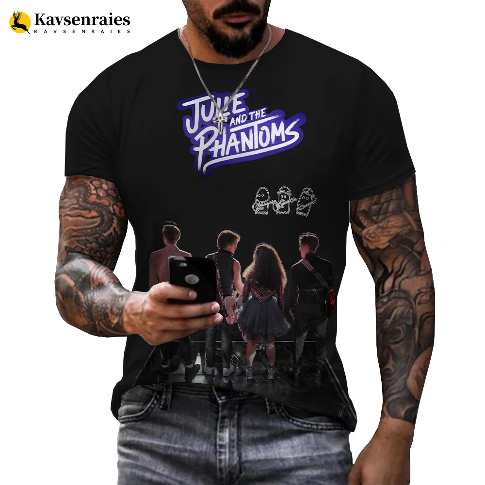 

Julie and the Phantoms 3D Print T Shirt for Girls Boys Teens Summer Fashion Trendy T-shirts Tops Kids Streetwear Tees 6XL