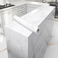 Marble Kitchen Self-adhesive Oilproof Tile Wallpaper Moisture-Proof Countertop Pantry Sticker Bathroom Waterproof Wall Stickers